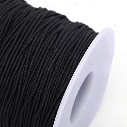 Senkary 0.8 mm Elastic String Cord Stretchy Bracelet String Beading Thread for Jewelry Making and Bracelet Making, 109 Yards, Black - Image 3
