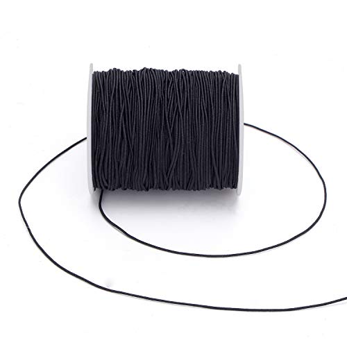 Senkary 0.8 mm Elastic String Cord Stretchy Bracelet String Beading Thread for Jewelry Making and Bracelet Making, 109 Yards, Black - Image 4