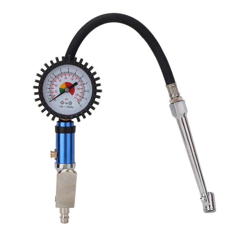 Akozon Tire Inflator with Gauge and Tire Pressure Gun 0-12 Bar - Image 1