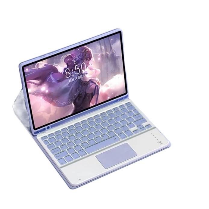 DGG حافظة آيباد متوافقة مع عدة موديلات آيباد باللون أزرق باللون الأزرق iPad - Image 1
