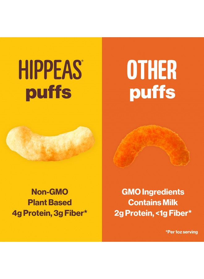 Hippeas Hippeas Chickpea Puffs, Vegan White Cheddar, 0.8 Ounce (Pack of 18), 3g Protein, 2g Fiber, Vegan, Gluten-Free, Crunchy, Plant Protein Snacks - Image 4
