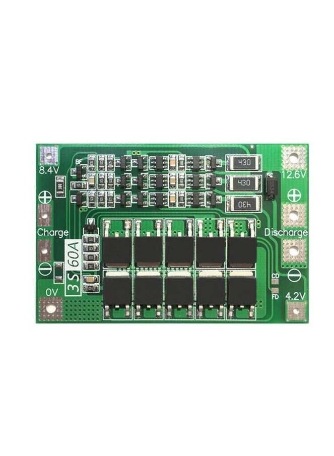 نظام إدارة البطارية BMS 3S 12V 60A للشحن المتوازن والحماية - Image 1