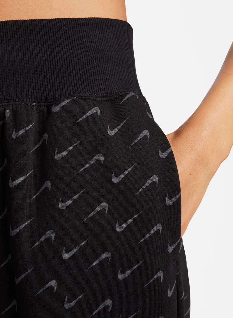 Nike Nsw Phoenix Fleece Oversized All Over Printed Pants