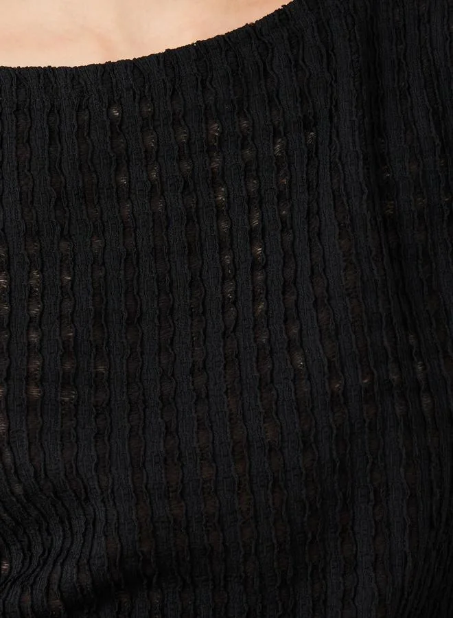 Take Two Take Two Textured Sleeveless Knitted Top