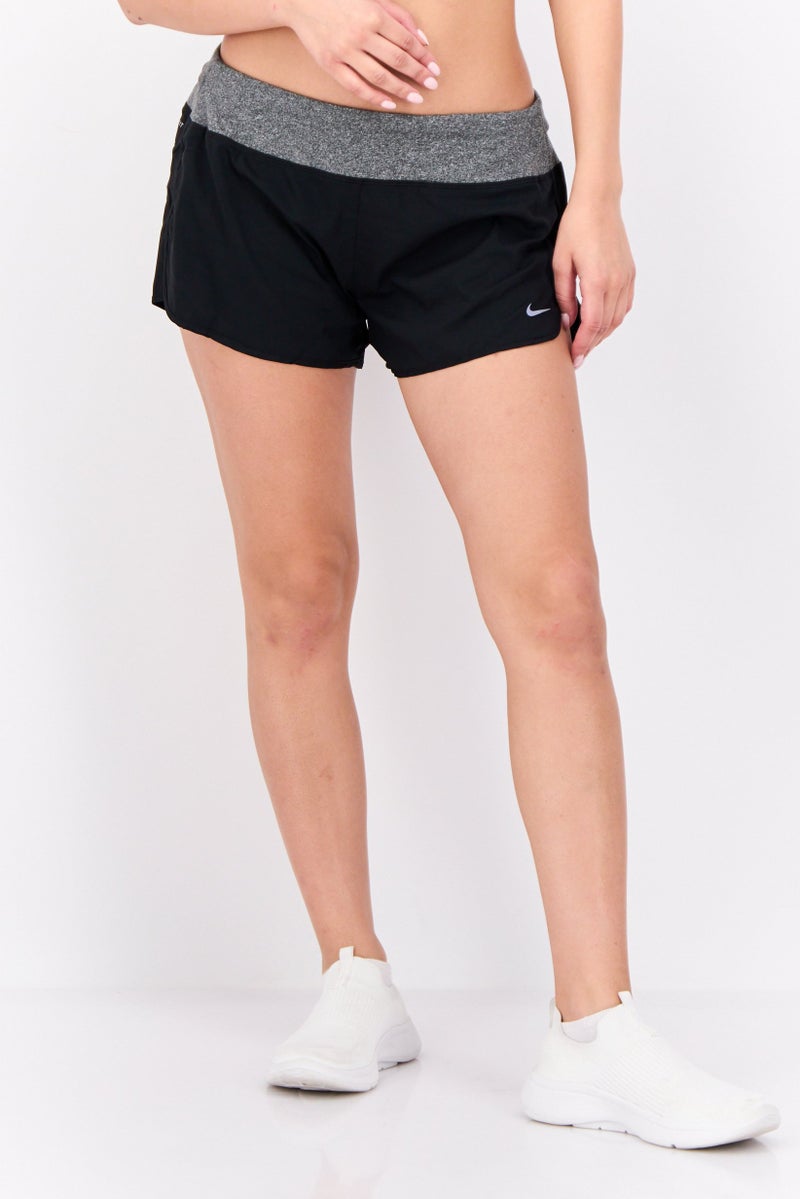 Nike Women Sportswear Fit Running Shorts, Black - Image 1