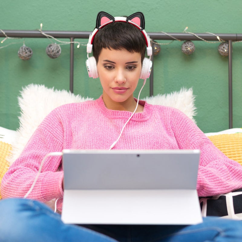 Universal Headset Cat Ear Hanging Headset Decoration Bluetooth Headset Accessories Headset Cat Ear Kit - Image 3