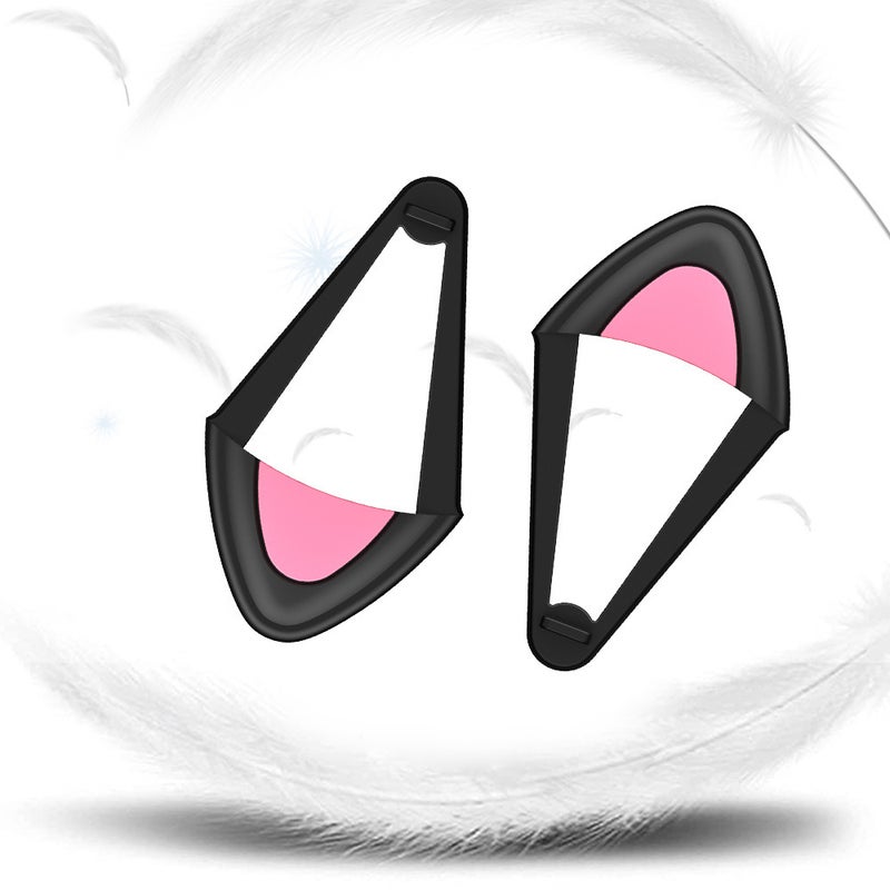 Universal Headset Cat Ear Hanging Headset Decoration Bluetooth Headset Accessories Headset Cat Ear Kit - Image 1