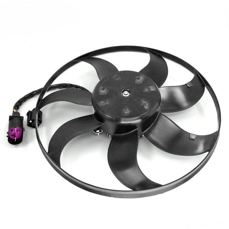 PartsFlow Radiator Cooling Fan for 20062013 Audi A3A3 QuattroTT QuattroTT RS QuattroTTS QuattroTT for 20052013 VWEosGolfTiguanBeetleGTIJettaPassatRabbitR32 1K0959455FJ