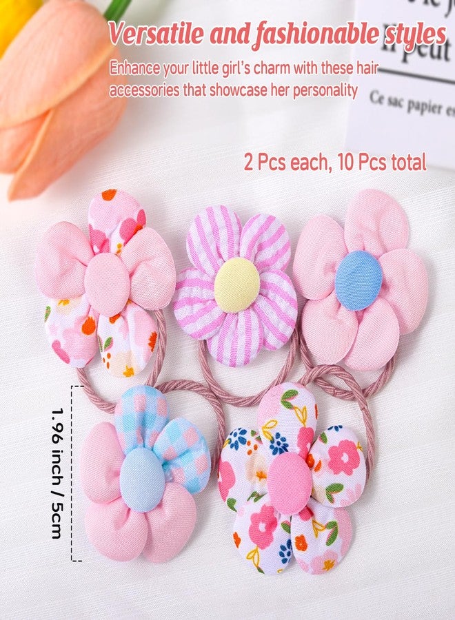 Cherocito 400 Pcs Baby Girls Hair Accessories Set,Baby Girls Hair Ties,Flower Bows Rubber Bands,Hair-friendly Hair Clip,Soft Elastic Hair Bands,Claw Clip(Pink) - Image 2
