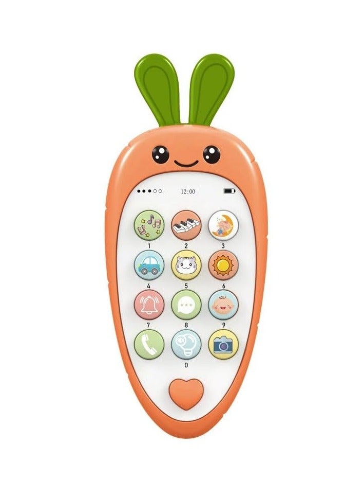 Musical Phone Toy with Teether for Baby - Image 1