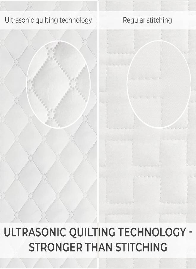 mellanni - Mellanni Bedspread Coverlet Set - King Bedding Cover with Shams - Ultrasonic Quilting Technology - 3 Piece Oversized Quilt King Size Set - Bedspreads & Coverlets (King, Floral Multi) - Image 1
