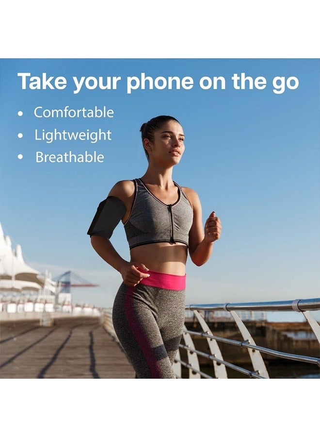 Running Phone Holder,Phone Armband with Larger Storage Space,Sturdy Zipper - Image 4