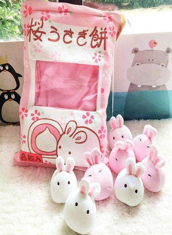 REFAHB Cute Plush Pillow Throw Pillow Removable Stuffed Animal Toys Creative Gifts for Girls (Bunny) - Image 2
