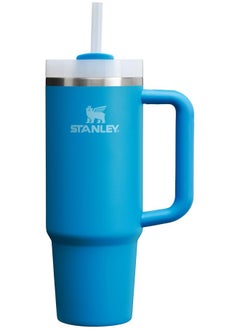 Stanley Quencher H2.0 Tumbler with Handle & Straw 30 oz | Twist On 3-Way Lid | Cupholder Compatible for Travel | Insulated Stainless Steel Cup | BPA-Free | Azure