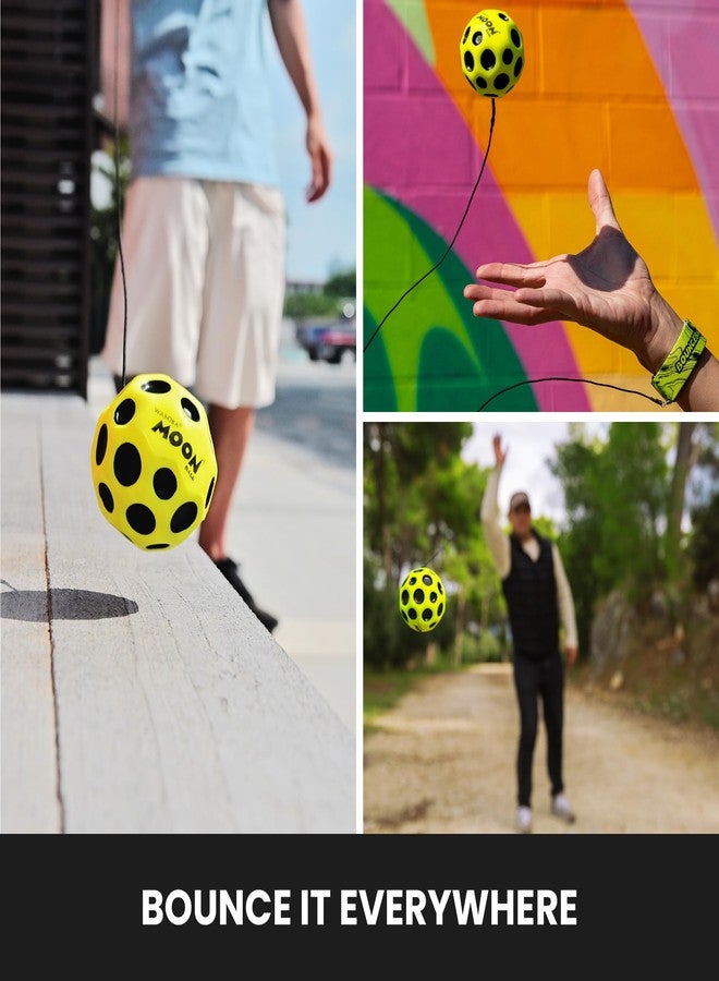 Waboba Bounceback x Returning Moon Ball - Easy To Grip, Yellow - (60 mm), One Size - Image 3