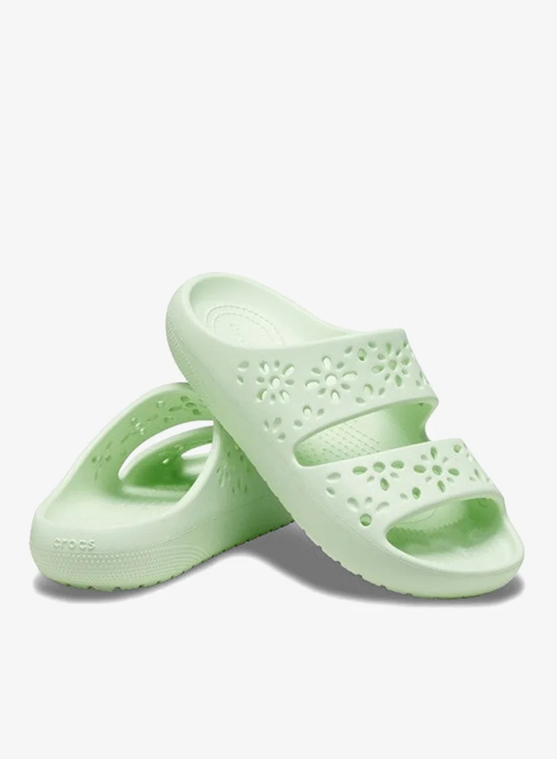 crocs Classic Floral Cut Out Sandal