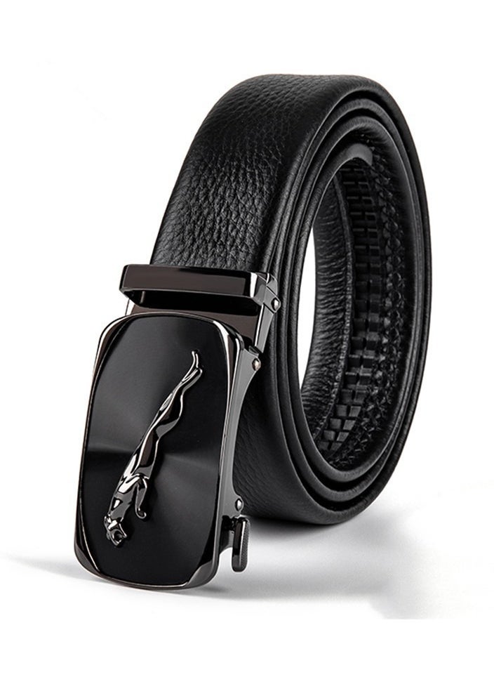 KUYING - Creative Casual And Versatile Wear-resistant Leather Belt - Image 1