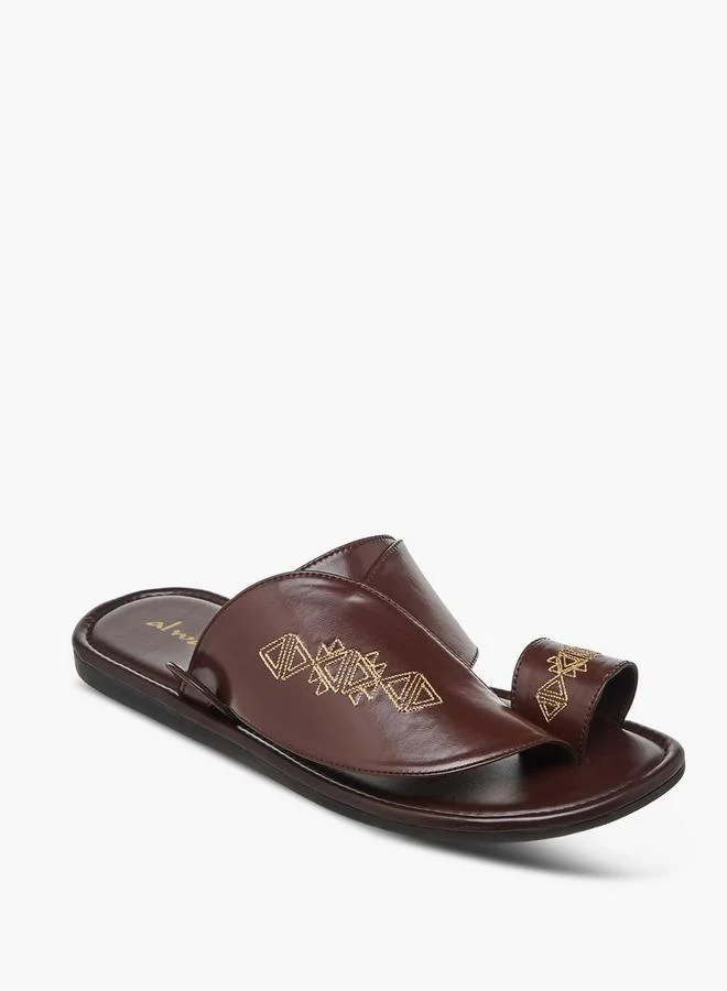 Al Waha Men Embroidered Arabic Sandals