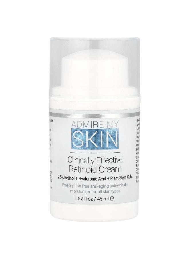 Admire My Skin Admire My Skin, Clinically Effective Retinoid Cream, 1.52 fl oz (45 ml)  - Image 1