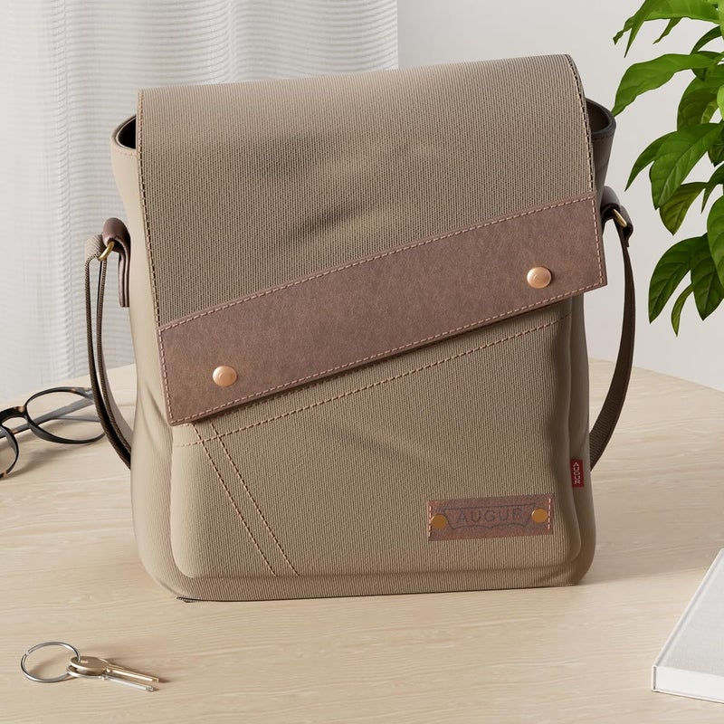AIBAG Messenger Bag, Vintage Small Canvas Shoulder Bag Crossbody Purse - Image 2