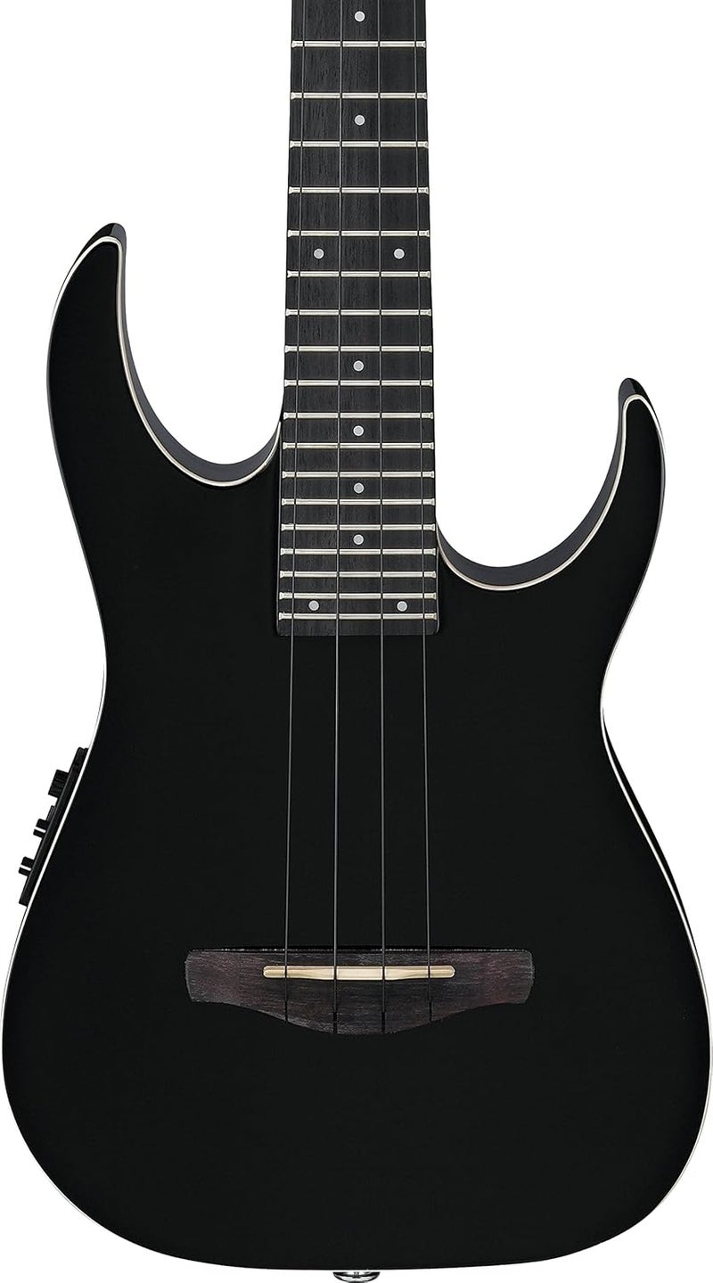 Ibanez URGT100-BK Black High Gloss Tenor Ukulele - Image 4
