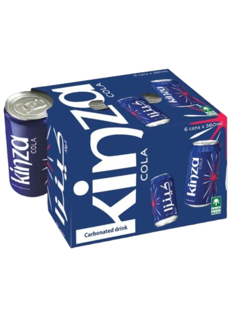 كينزا مشروب غازي كولا 6x360مل - Image 1