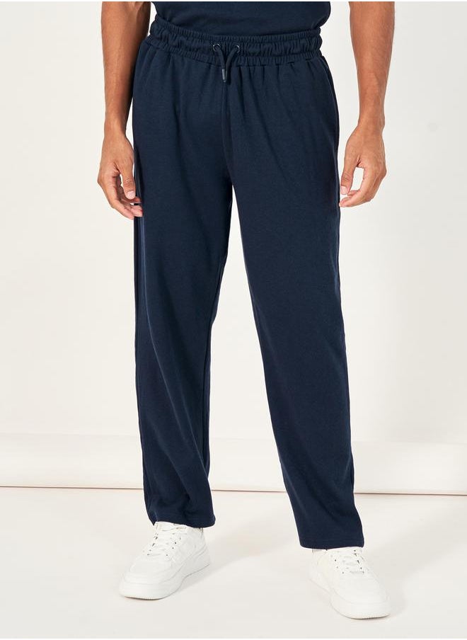 Styli - Back Print Oversized T-Shirt & Open Hem Joggers Interlock Co-Ords - Image 1