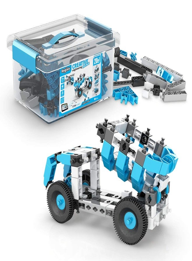 Engino Creative Engineering STEM Toys, 20 Multi Model Set, Building Toys for Kids 7+, Engineering Kit for Inventors, STEM Projects, Creative & Fun Play, Gift for Boys & Girls - Image 1