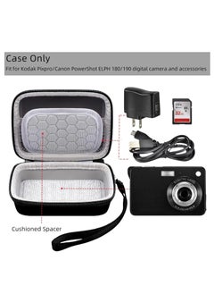 Oasisgalore Universal Hard Shell Camera Case for Kodak, Canon, Sony - Protects and Stores with SD Card Cable Compartment  - Image 5