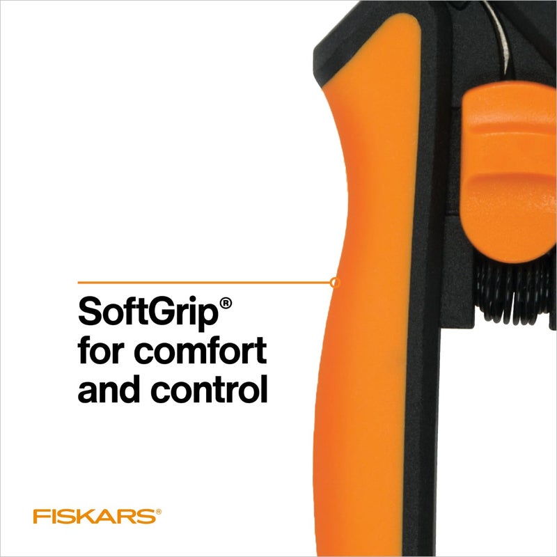 Fiskars 6" Pruning Scissors for Flower Stems, Herbs, Buds, and Small Plants, Garden Snips with Stainless Steel Blades, Gardening Trimmers with Comfortable Handle - Image 3