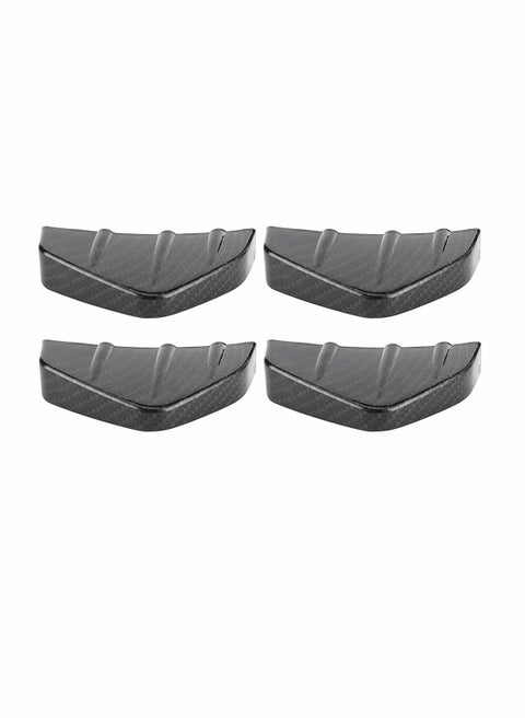 Rear Bumper Deflector, Car Fit Universal Black Spoiler, Carbon Fiber Texture, High Quality Material automobile Diffuser for SUV Car(Carbon pattern)