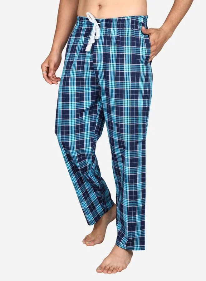 victor and jane Victor and Jane Solid Short Sleeve T-Shirt and Checked Pyjama Set