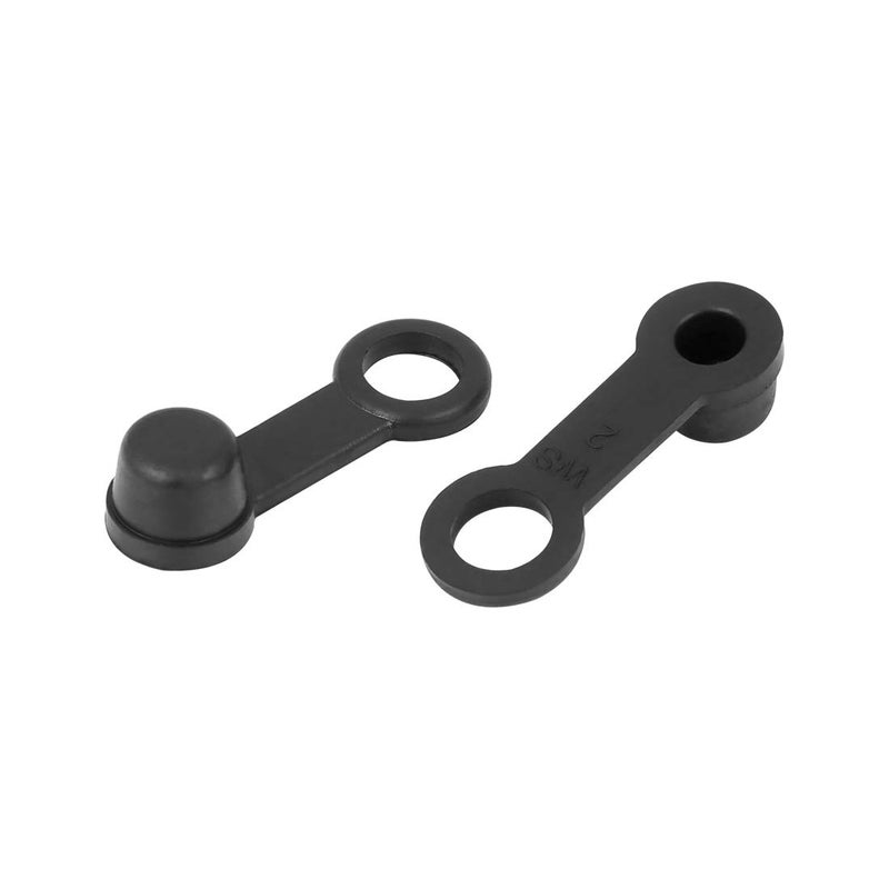 F FIERCE CYCLE 2Pcs M10x1mm Banjo Bolt Bleeder Screw with Cap for Motorcycle Brake Master Cylinder - Image 4