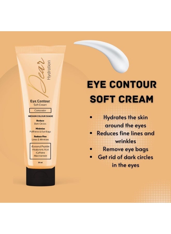 DEAR Eye Soft Eye Contour Cream (Concealer) Medium Color 30 ml  - Image 3