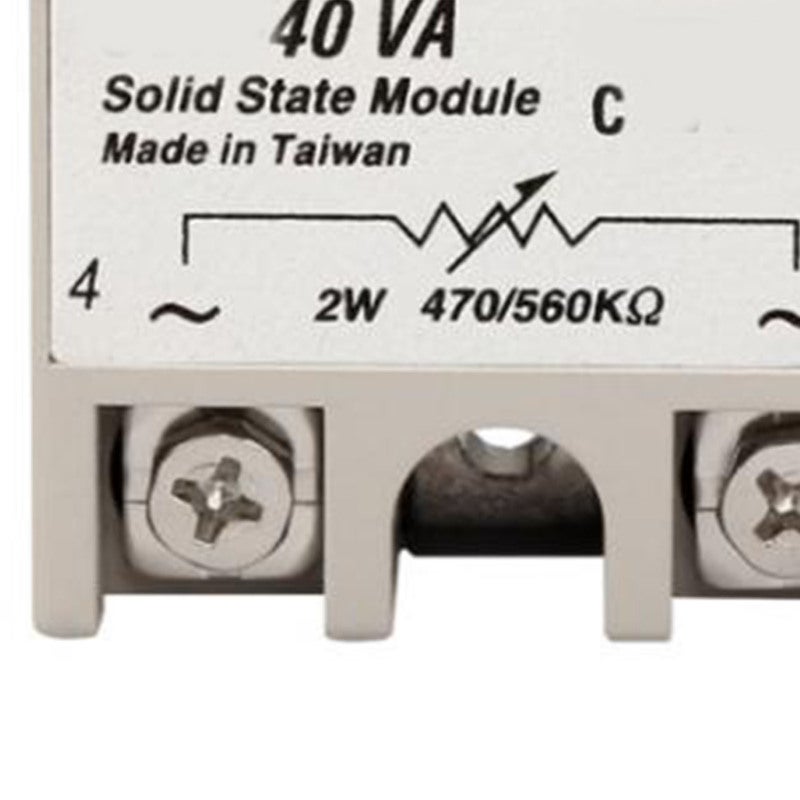 FOTEK Solid State Relay 40A 24-380VAC Output 2W 470-560KΩ Input - Spark-Free ABS SSR for Automatic Process Control - Image 5