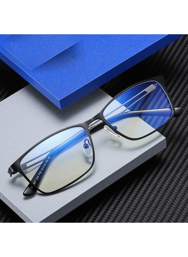Mincl Transition Photochromic Bifocal Reading Glasses for Mens and Womens ,Square Clear UV Protection Sunglasses Readers 0~+4.00, Black, 2.25 x - Image 5