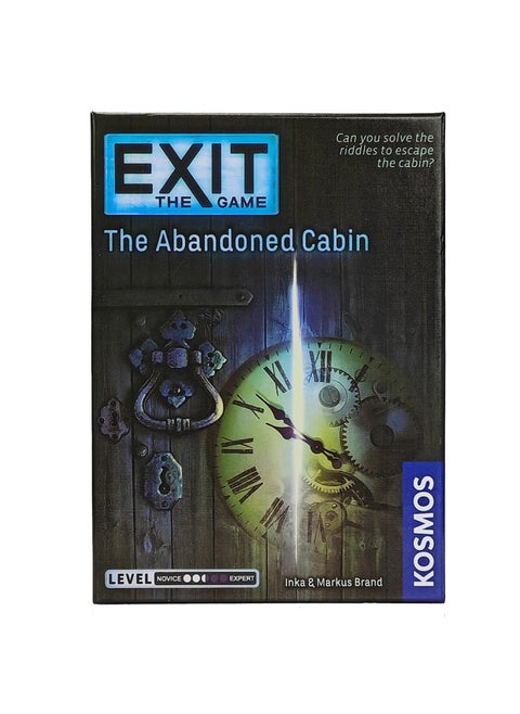 Exit: The Abandoned Cabin All-English Family Parent-Child Game Chamber Of Secrets Escape Experience Board Tour-Color:Abandoned Cottage