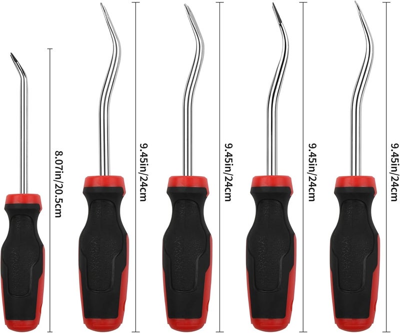 TOOLEAGUE 6Pcs Auto Upholstery Trim Panel Removal Tool Set,Car Trim Removal Tool Pry, Fastener Remover Tool Kit with Storage Bag - Image 3