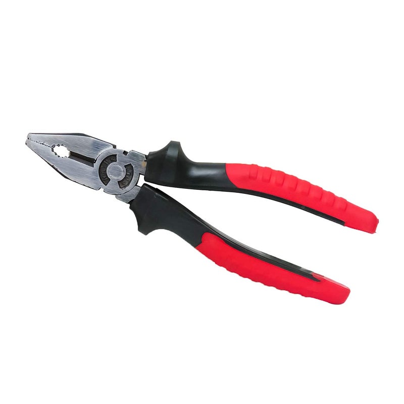 Electronicspices مجموعة من 6 أدوات يدوية: قاطع أسلاك، كماشة، مفك براغي 2 في 1، جهاز اختبار خط، شريط كهربائي، مطرقة - Image 3