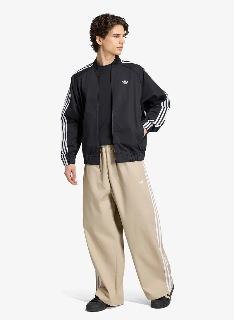 Adidas Originals BLACK Superstar Adicolor Twill Track Top for Men | Best Price UAE