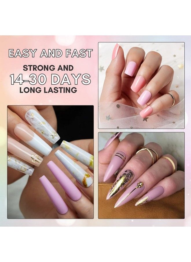 MAKARTT - Super Strong Nail Glue For Acrylic Nails Press On Nails Professional Nail Adhesive Bond Nail Tips Glue For Stick On Nails Long Lasting Nail Glue For Fake Nails Broken Nails Repair 007Oz 40Pcs - Image 1