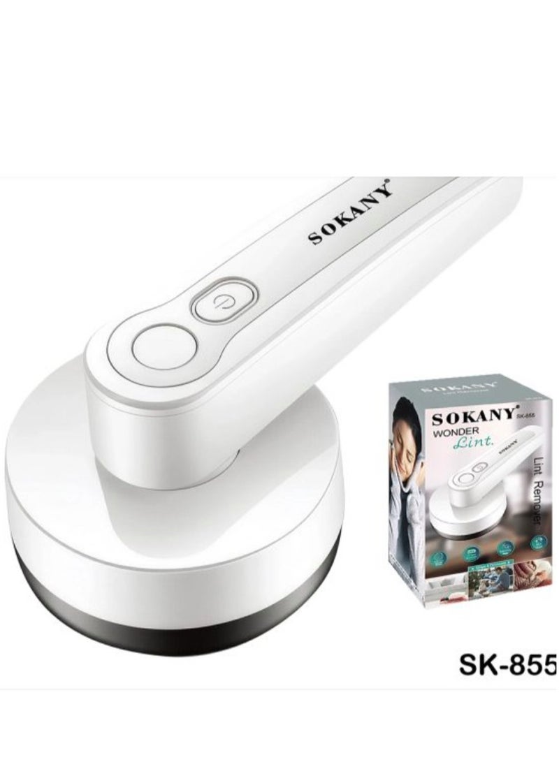 Sokany Fabric Lint Removal Machine - Rechargeable Model 855, Large Size (Color May Vary) - Image 1