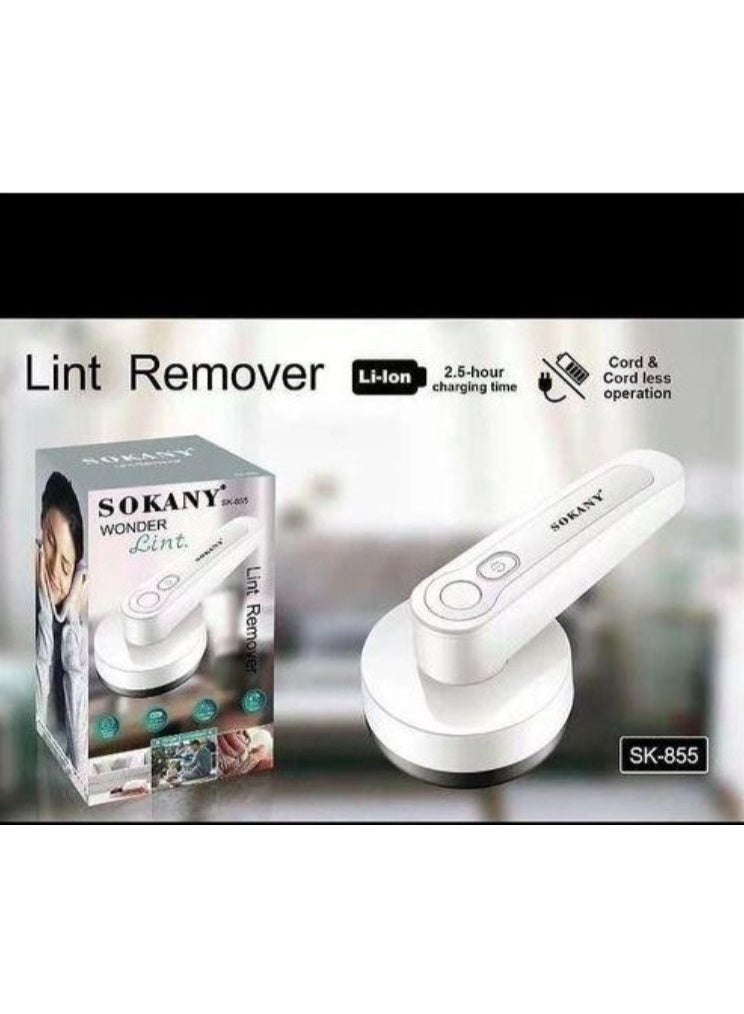 Sokany Fabric Lint Removal Machine - Rechargeable Model 855, Large Size (Color May Vary) - Image 4