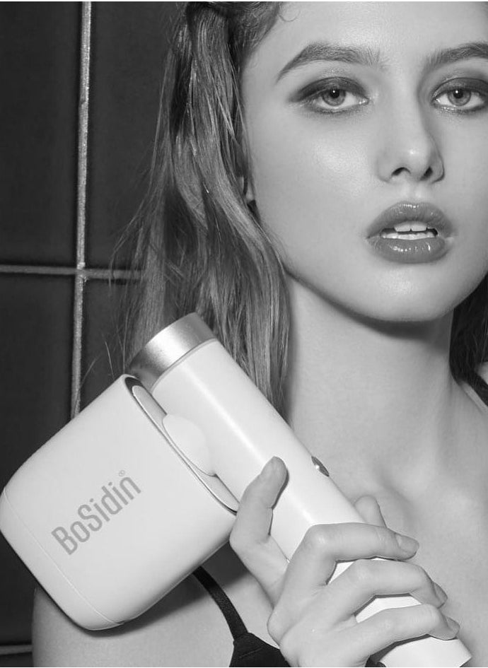 Bosidin - Laser Hair Removal IPL Permanent Home Hair Removal Device  for Facial Peach Fuzz, Underarms, Bikini Line and Legs Dynamic Cooling Device D-1187 White - Image 1