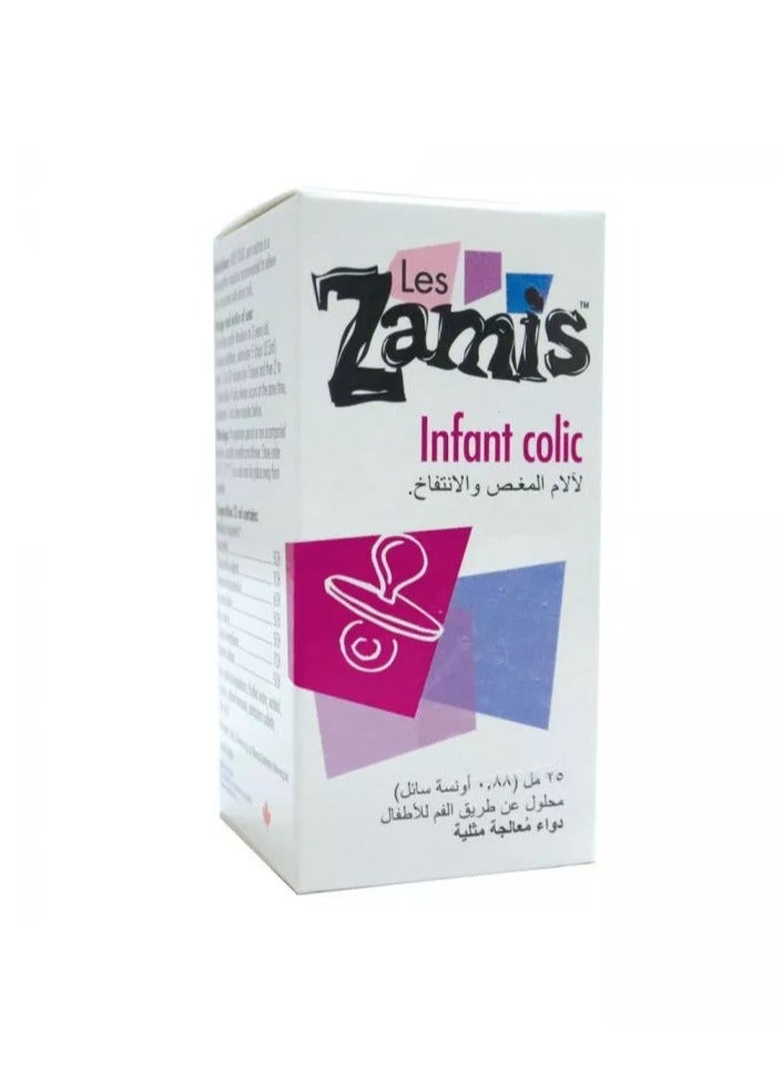 Les Zamis Infant Colic Oral Solution Drops 25 mL - Image 3