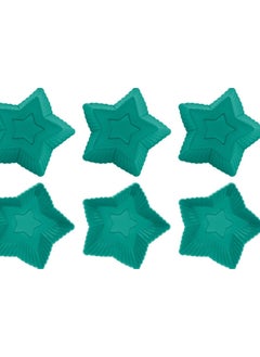 Bybirgül Green 12 Pc Silicone Mini Star Cake Mold, Muffin Mold, Cupcake Mold 12 Pieces - pzsku/Z1F5C009431E197F32DBBZ/45/_/1728062611/07b22912-0fb5-4f63-a0d6-a1e246e8c3fe