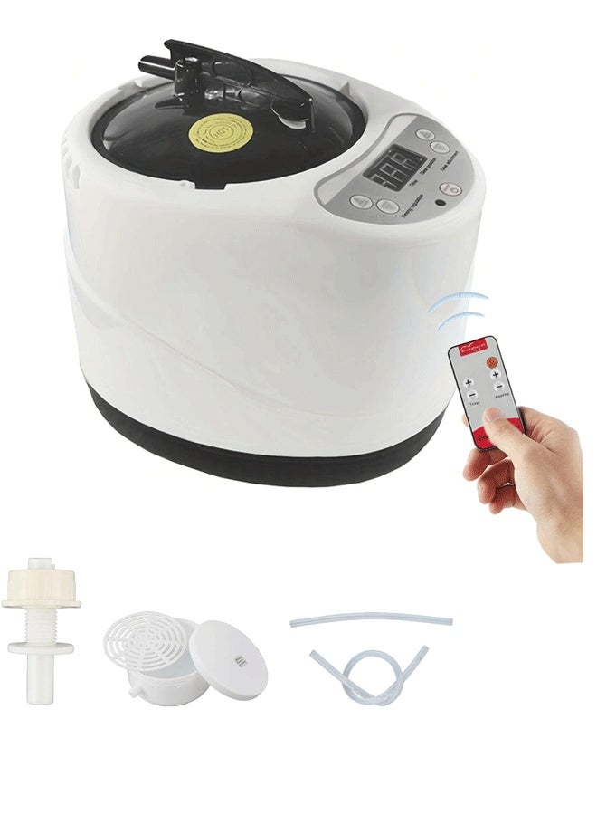 Sauna Steamer Machine Portable Sauna Steamer, Steam Generator for Sauna, 3 Liter Home Sauna Steamer Pot with Remote Control, Steam Cup, Home Spa Sauna Accessories - Image 1