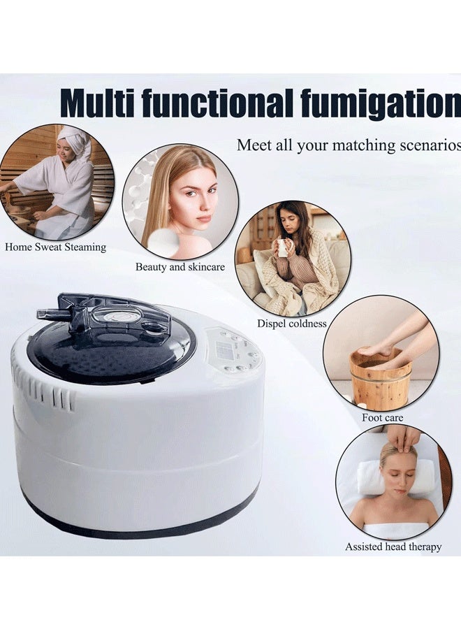 Sauna Steamer Machine Portable Sauna Steamer, Steam Generator for Sauna, 3 Liter Home Sauna Steamer Pot with Remote Control, Steam Cup, Home Spa Sauna Accessories - Image 4