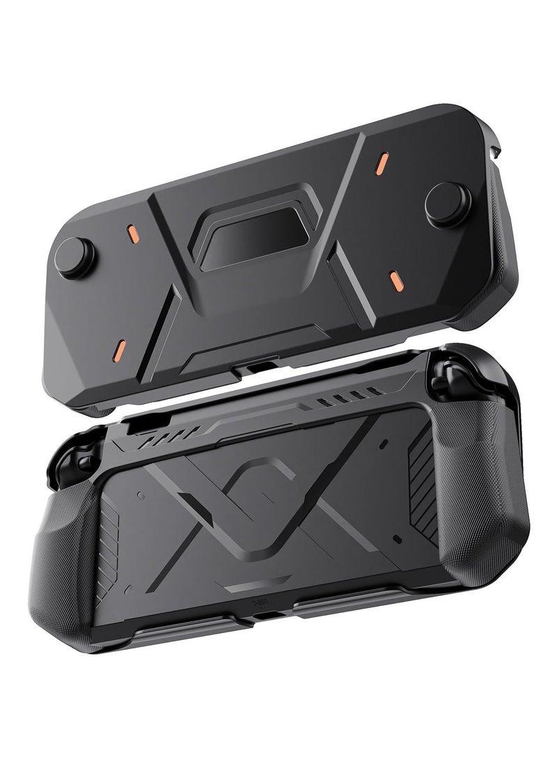 Protective case for Nintendo Switch2! TPU soft bottom + PC hard cover, three-dimensional prismatic sci-fi modelling, hardcore drop protection + precise fit!