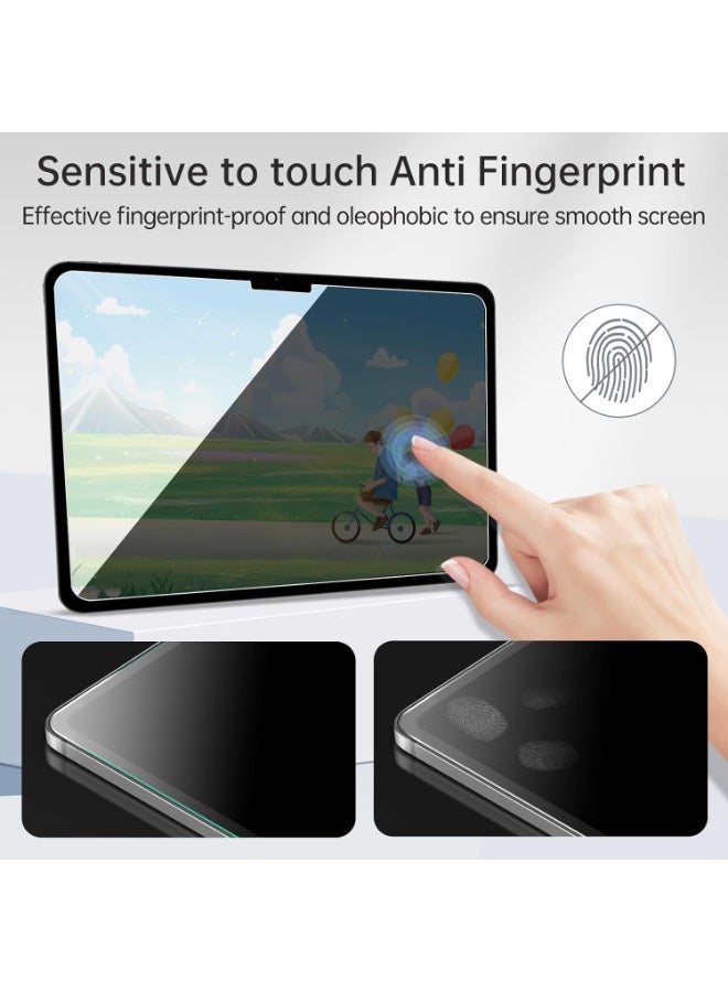 Muzz Privacy Screen Protector for Ipad Pro 11 Inch M4 2024 9H Protective Tempered Glass Anti-Scratch Privacy Screen  Anti-Bubble Screen Protector for Ipad Pro 11 2024 - Image 2